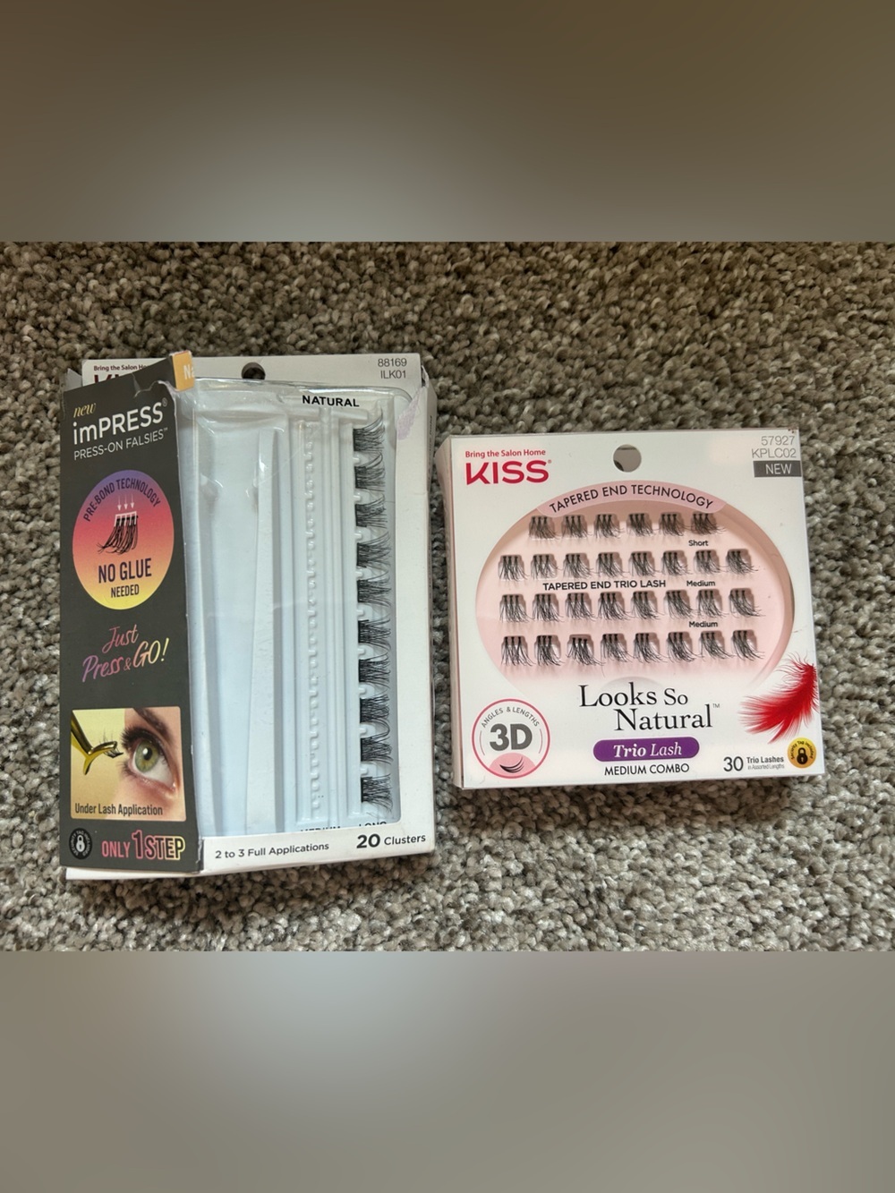 imPRESS Natural Black Cluster False Lashes